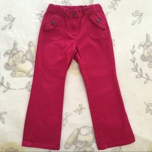 Janie and Jack Dark Pink Valentines Day Pants